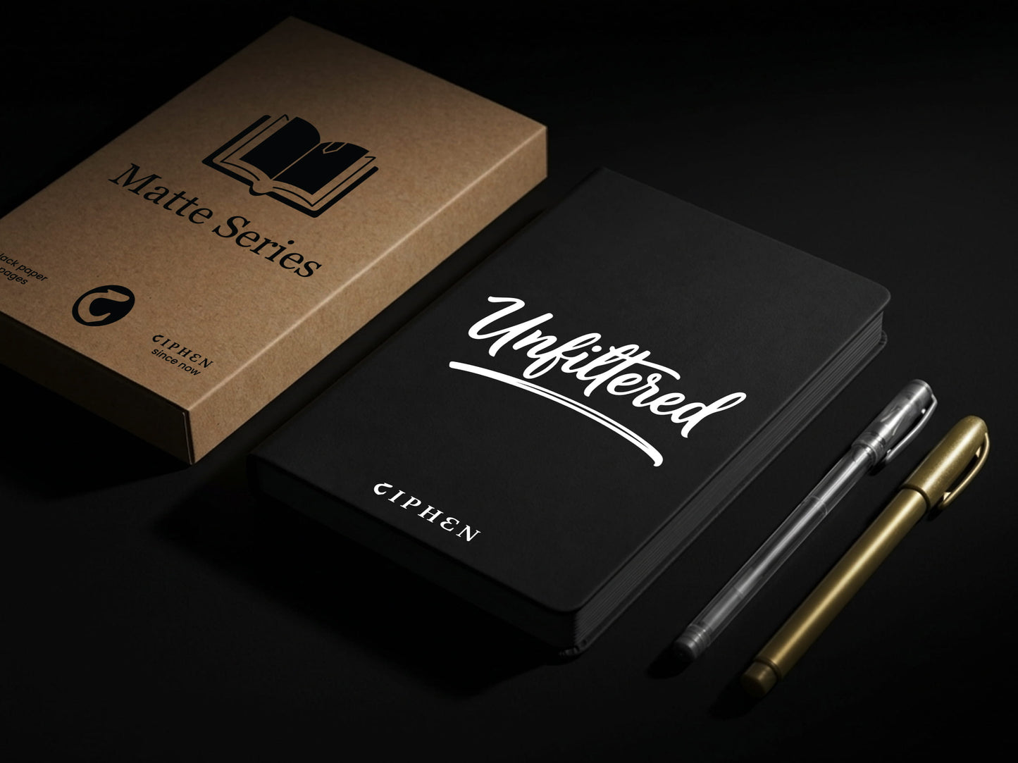 Unfiltered Black Diary Set